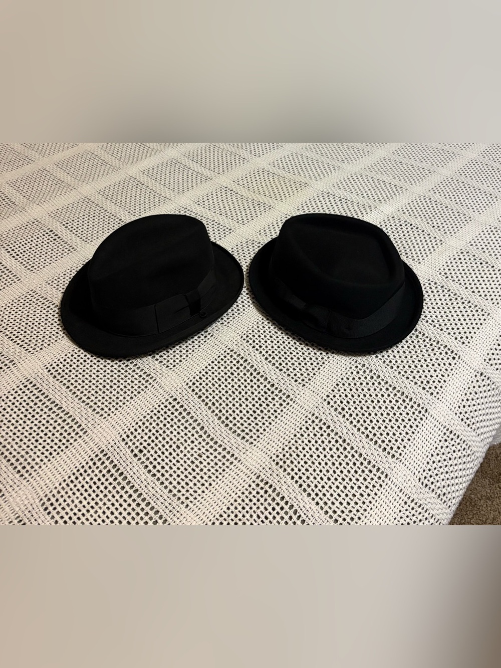 2 black hats